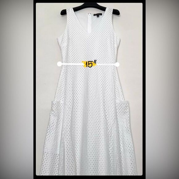 Banana Republic Lace Fit + Flare Midi Dress. - Picture 13 of 14